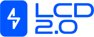 Azumo LCD 2.0 Logo - Blue Solid